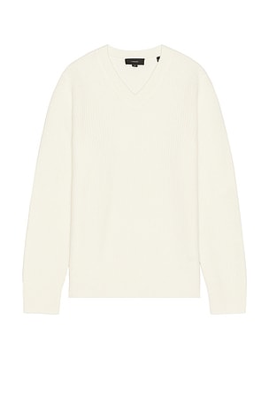 Shaker V-Neck Sweater Vince