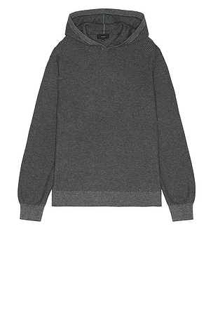 Jacquard Long Sleeve Hoodie Vince