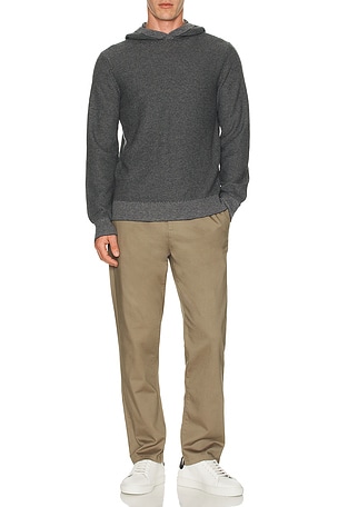 Jacquard Long Sleeve Hoodie Vince