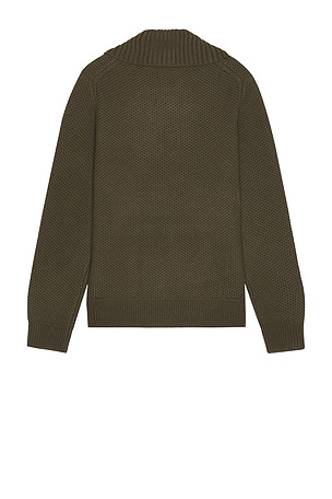 Vince Long Sleeve Mockneck Sweater in Green. Size XL/1X. Also