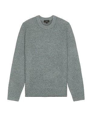 Cashmere Thermal Crewneck Sweater in Parlor Blue Vince