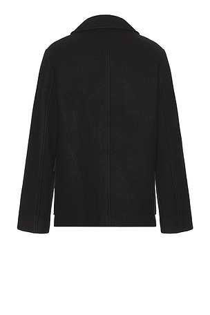 Vince Wool Peacoat in Black. Size XL/1X. Also