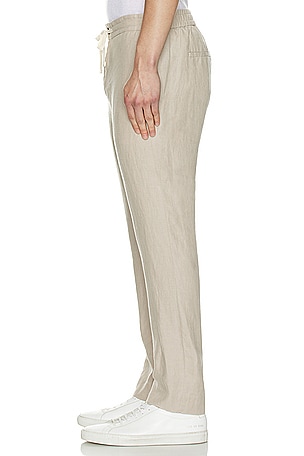 Vince Lightweight Hemp Pant in Cream