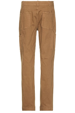 Vince Louie Garment Dye Utility Pant in Metallic Bronze