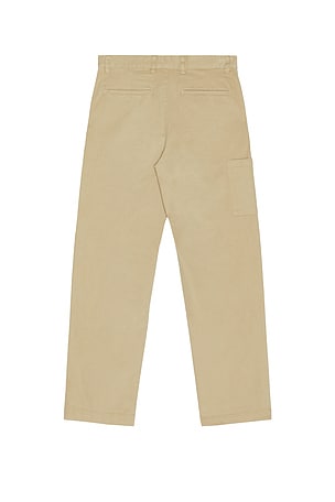 Vince Peached Cotton Henry Pant in Beige