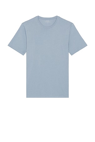 Short Sleeve Pima Crewneck T-Shirt Vince