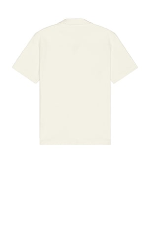 Vince Cabana Short Sleeve Shirt in Ivory