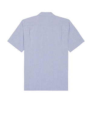 Vince 2 Pocket Short Sleeve Shirt in Blue