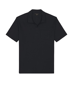 Mesh Knit Johnny Collared Shirt Vince