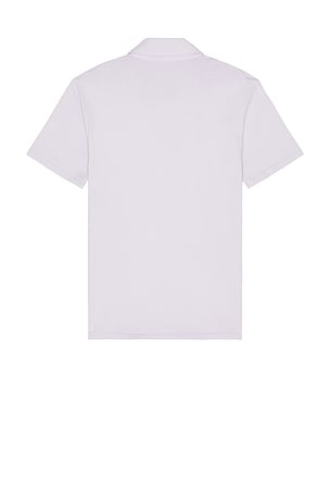 Vince Garment Dye Polo in Lavender