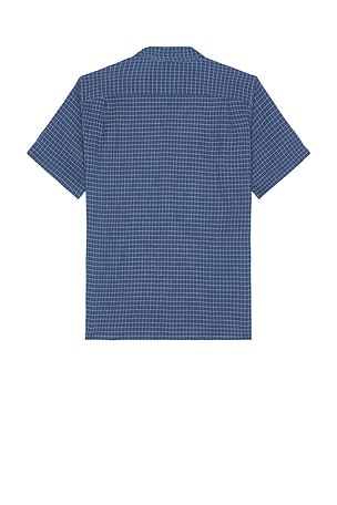 Vince Provence Plaid Collar Shirt in Blue