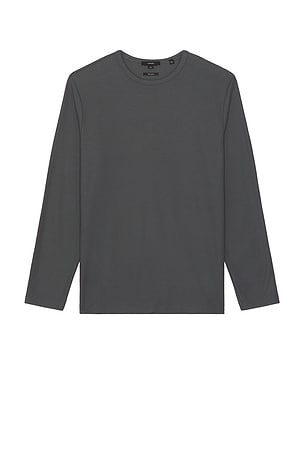 Pima Pique Long Sleeve Tee Vince