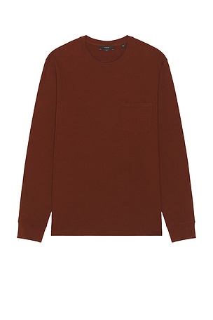 Jersey Pocket Crewneck Tee Vince