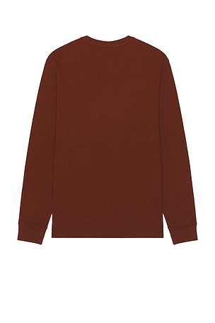 Vince Jersey Pocket Crewneck Tee in Brown. Size XL/1X. Also