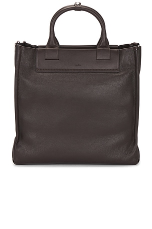 Vince Pebble Nordhelm Tote in Brown
