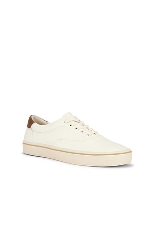 Vince Seaside Leather Sneaker in White