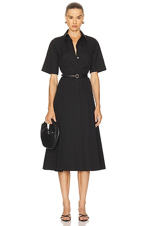 Short Sleeve Shirt Dress Vince