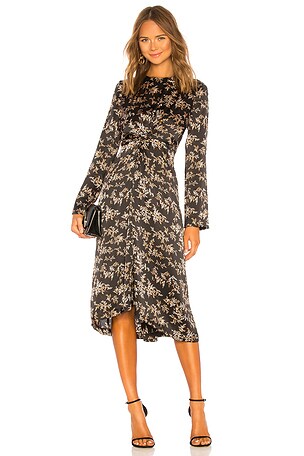 black long sleeve drawstring dress Slouchy Drawstring Sport Dress - Black