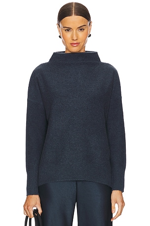 Boiled Funnel Neck Pullover Vince