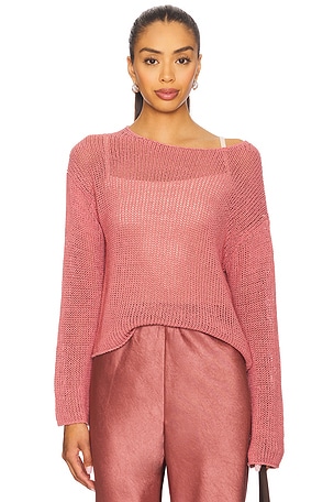 Coated Cotton Pullover Vince