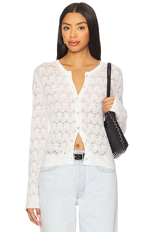 Lace Stitch Cardigan Vince