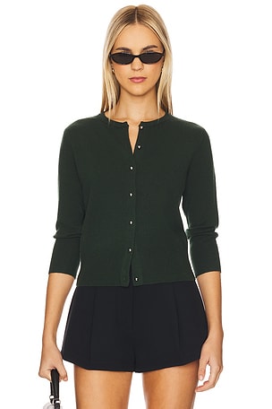 Metal Button Cardigan Vince