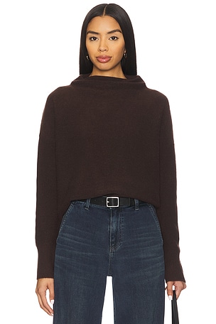Boiled Funnel Neck Pullover Vince