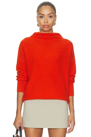 Boiled Funnel Neck Pullover Sweater Vince