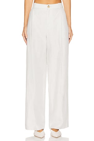 High Waisted Casual Tailored Wide Leg Vince
