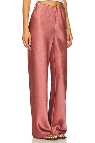 Vince Fluid Bias Pant in Pink