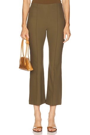 Pintuck Crop Flare Pant Vince