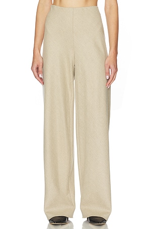 High Waist Wool Blend Bias Pant Vince