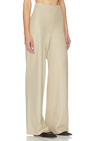 Vince High Waist Wool Blend Bias Pant in Cream. Size XXS. Also