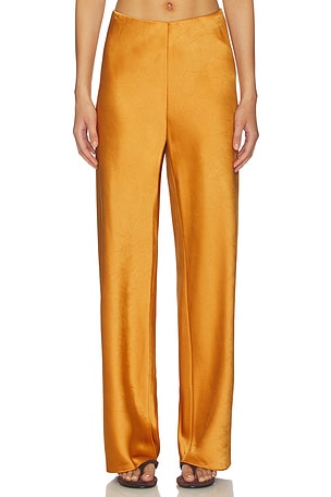 High Waist Satin Bias Pant Vince