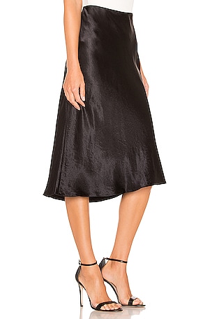 Vince Slip Skirt in Black