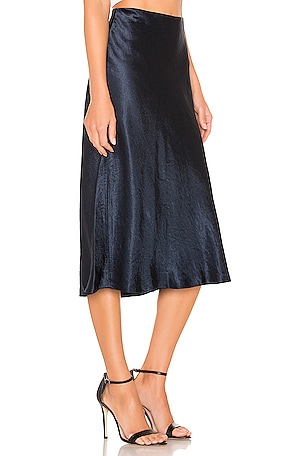 Vince Slip Skirt in Navy