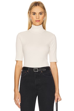 Elbow Sleeve Turtleneck Vince