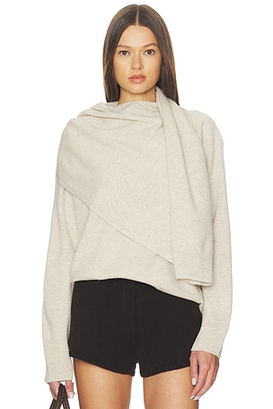 Draped Crew Neck Top Vince