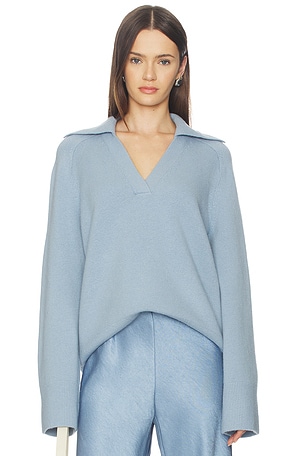 Oversized Wool Cash Polo Vince