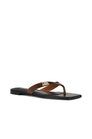 Vince San Juan Thong Sandal in Brown