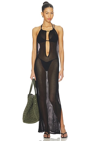 Micah Long Cover Up Dress Vix Swimwear