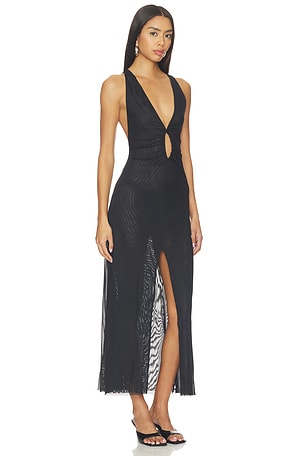 Vix Swimwear Aimee Midi Cover Up in Black