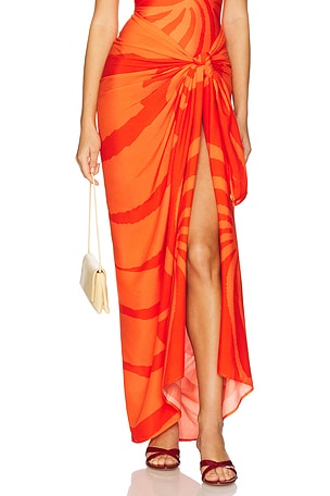 Printed Sarong in Cherie Vix Swimwear