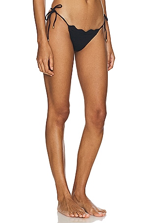 Vix Swimwear x Barbara Palvin Firenze Lou Tie Side Cheeky Bottom in Black