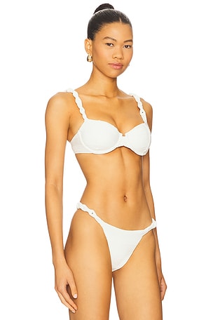 Vix Swimwear Leanne Nissi Bikini Top in White
