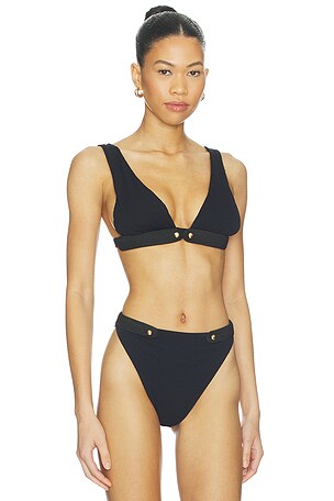 Vix Swimwear Lian Safira Top in Black
