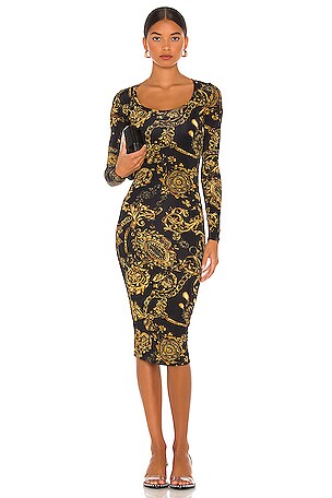 Versace Jeans Couture Bodycon Dress in Multi | REVOLVE