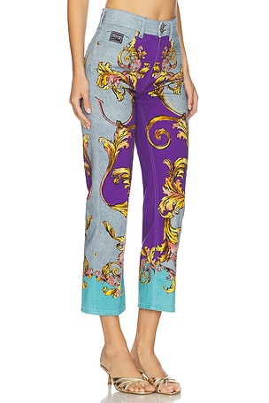 Versace Jeans Couture 5 Pocket Pants in Blue,Purple