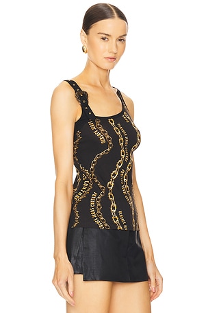 Versace Jeans Couture Bustier Top in Black