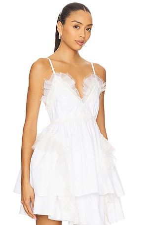 Vaillant Poplin Baby Doll Top in White